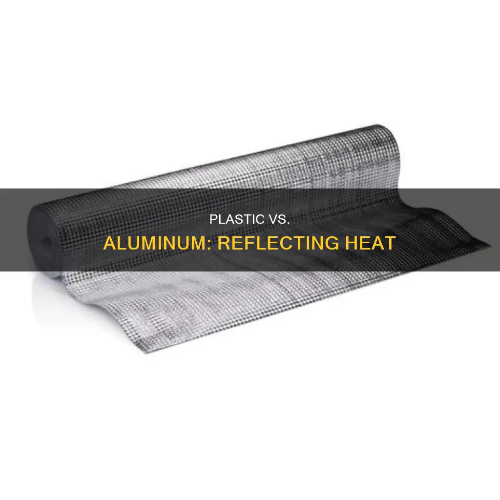 does plastic or aluminuim reflect more heat