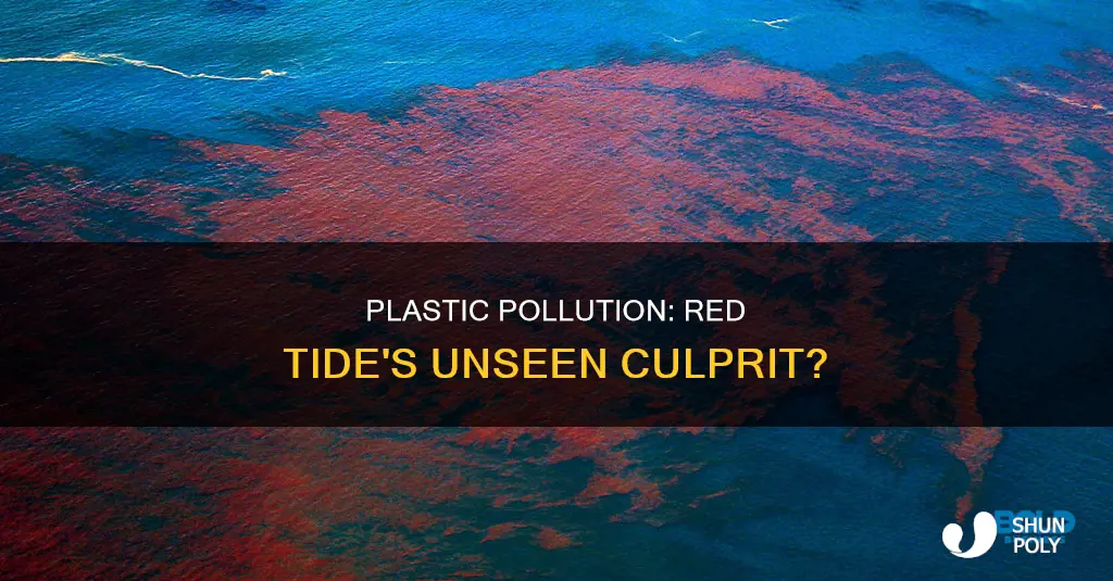 does plastic polution cause red tide