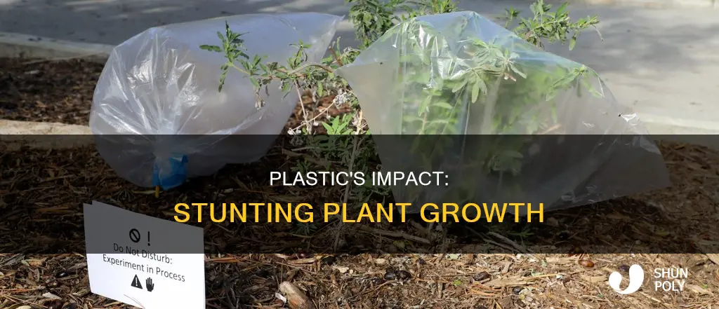 does plastic prevent growth of plants