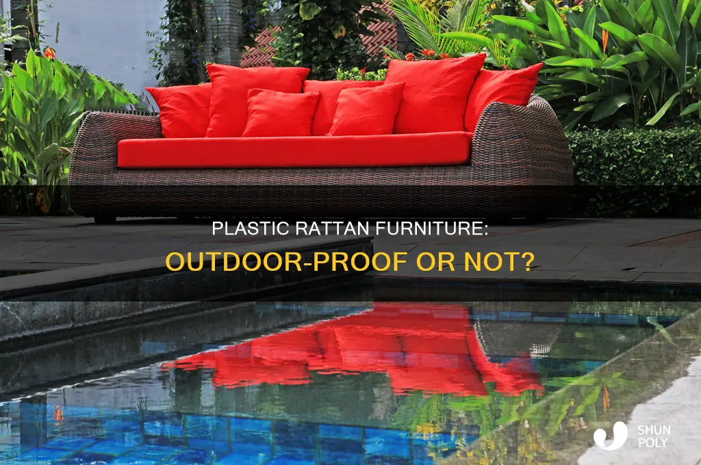 does plastic rattan furniture last outdoors