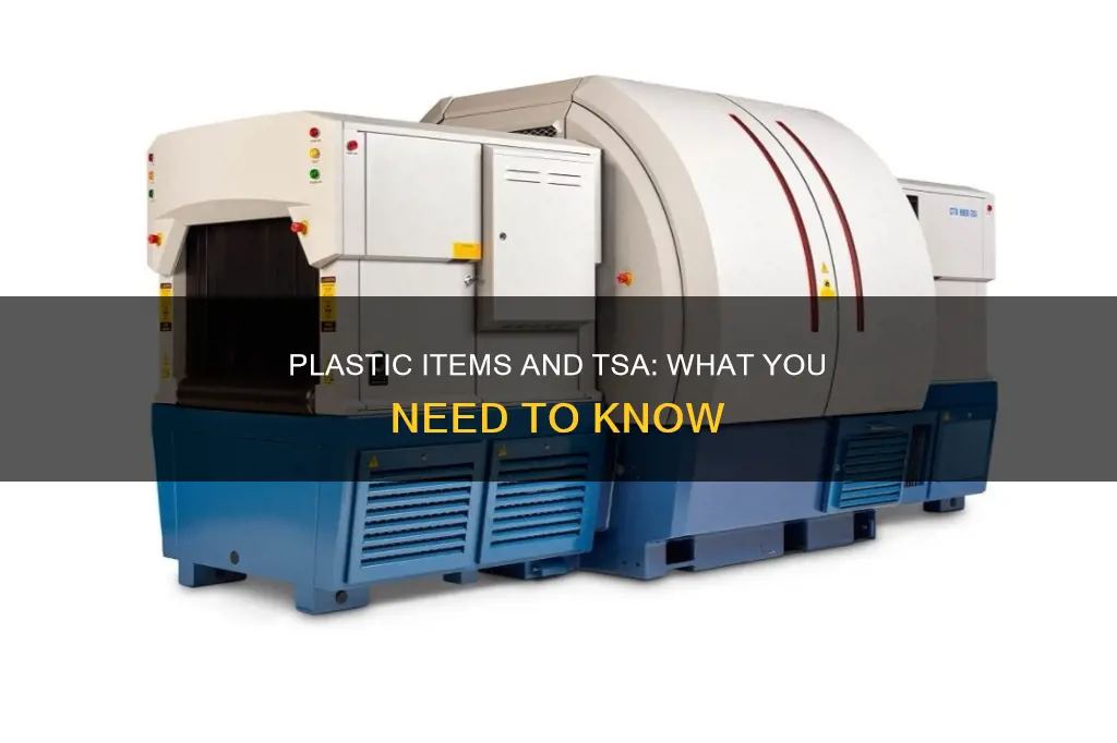 does plastic show up on tsa