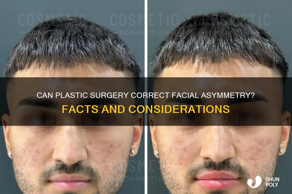 does plastic surgery cure asymmetry on the face