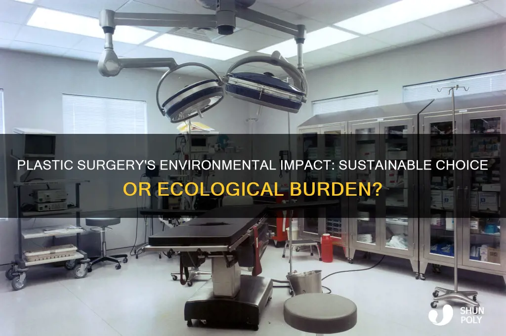 does plastic surgery help the environment