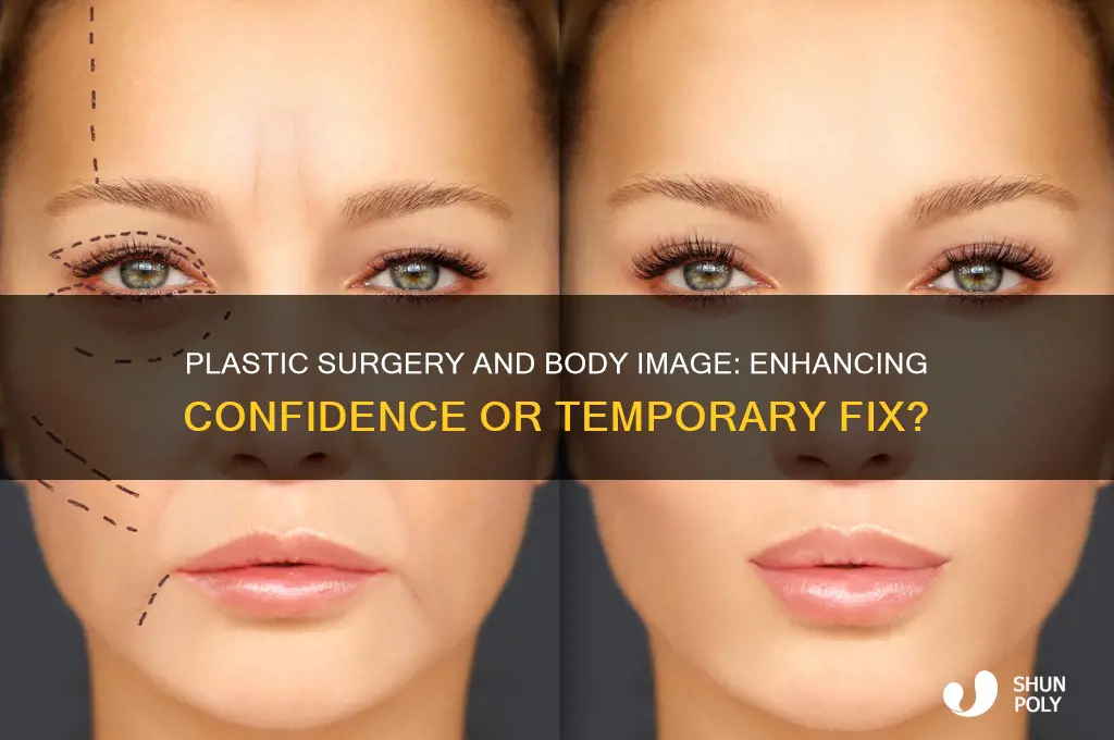 does plastic surgery improve body image