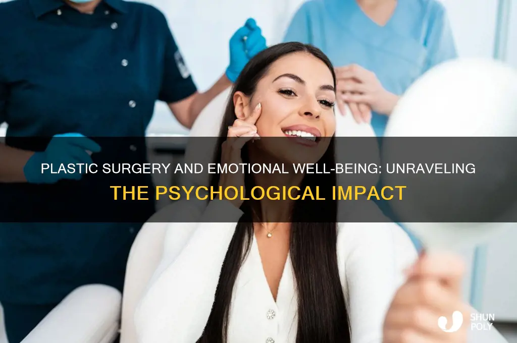 does plastic surgery improve emotional well being