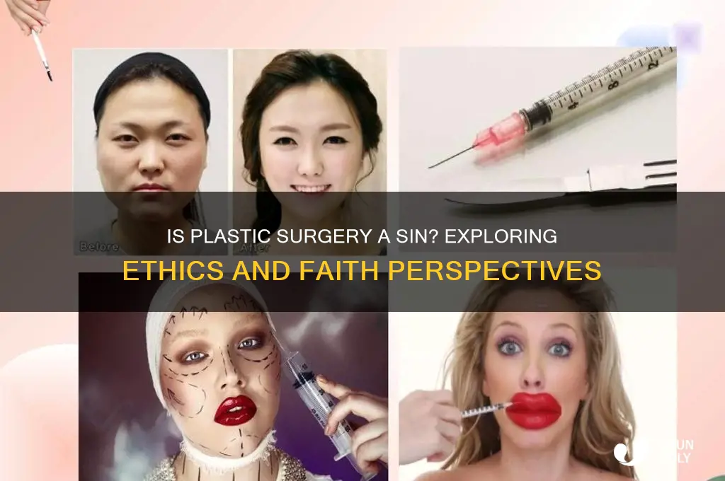 does plastic surgery is a sin