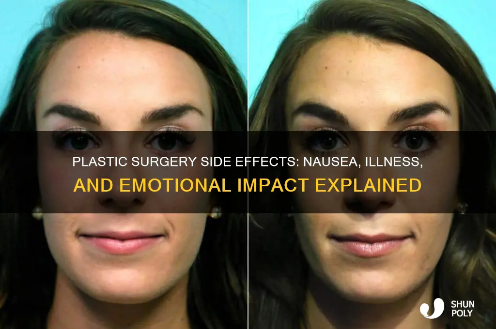 does plastic surgery make you feel sick