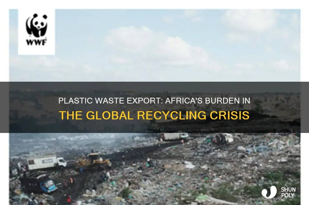 does plastic waste get sent to africa