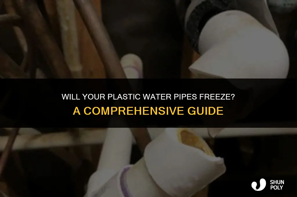 does plastic water pipe freeze
