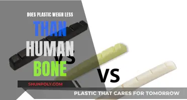 Plastic vs. Bone: Which Weighs More?