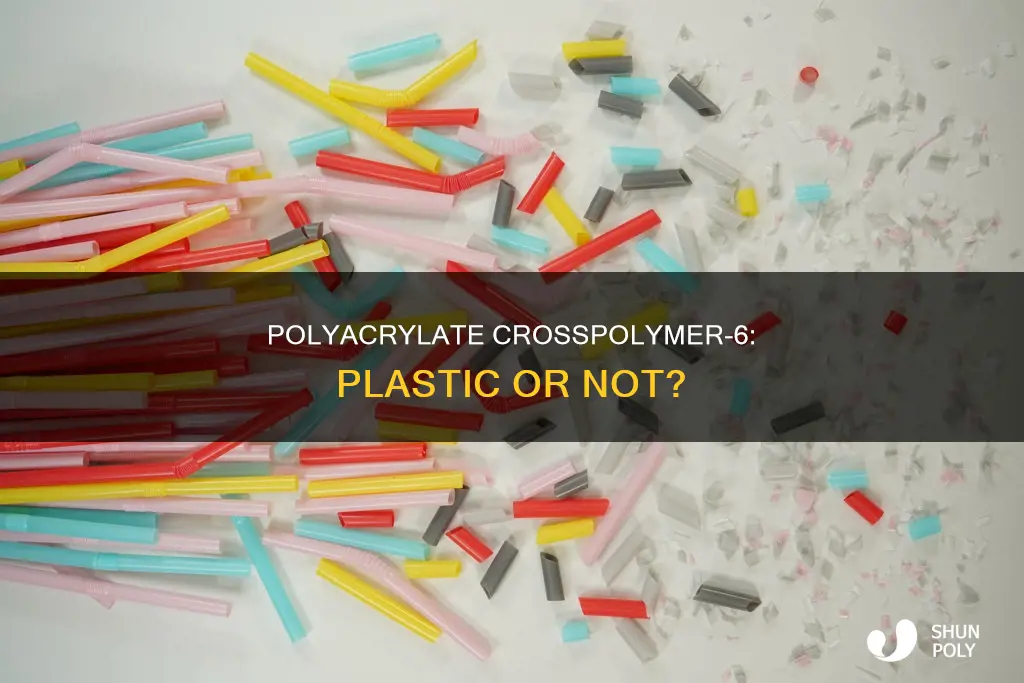 does polyacrylate crosspolymer-6 contain plastic