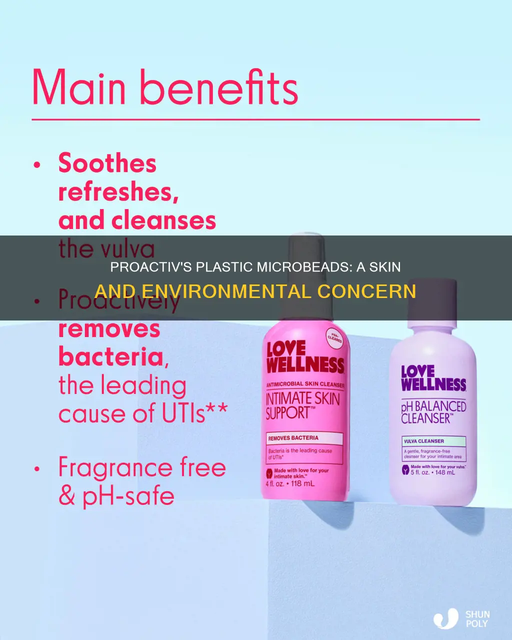 does proactive contain plastic scrubbing beads