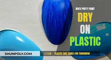 How to Dry Puffy Paint on Plastic Surfaces?