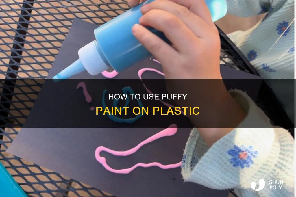 does puffy paint work on plastic