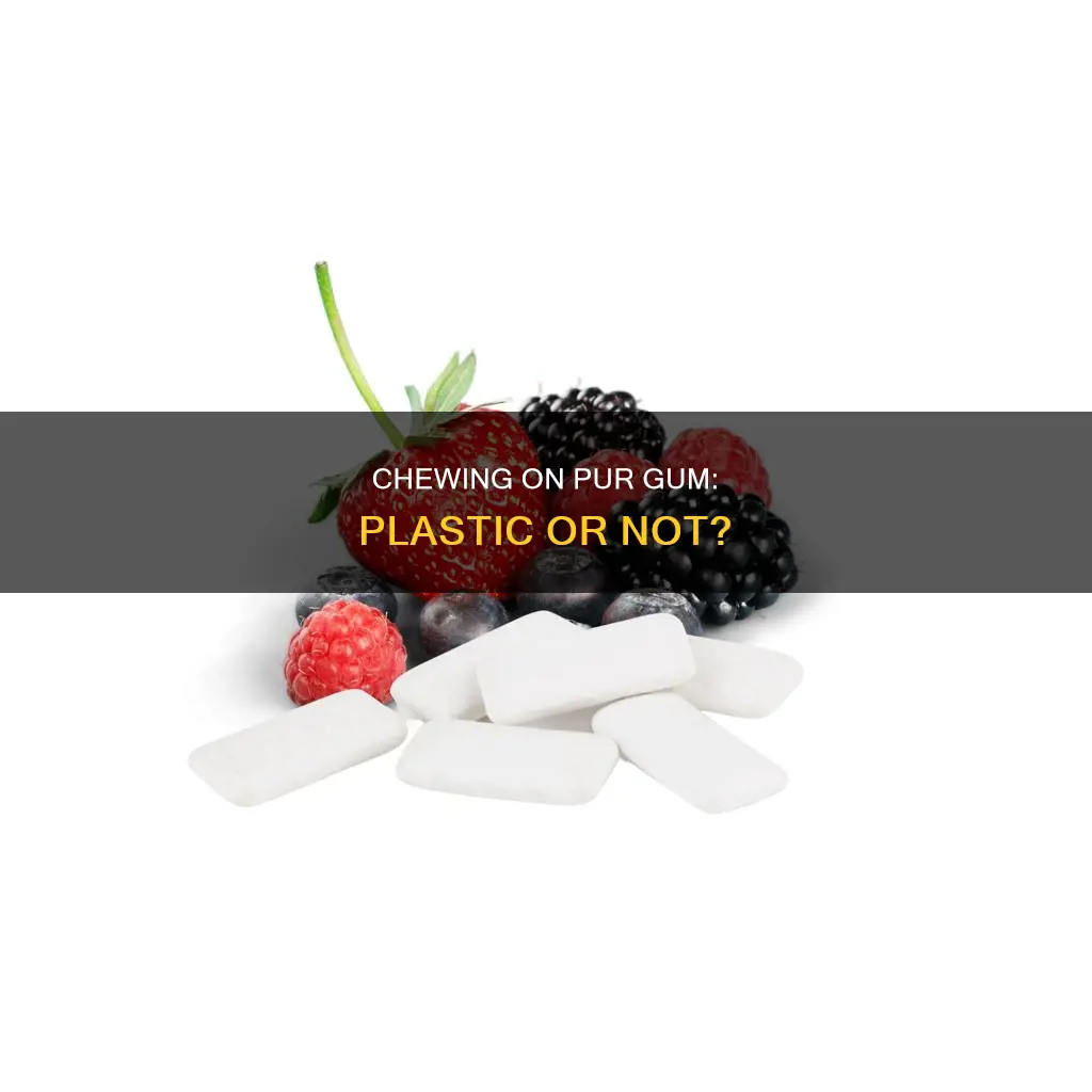 does pur gum contain plastic