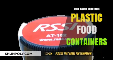 Radon Gas: Can It Penetrate Plastic Food Containers?