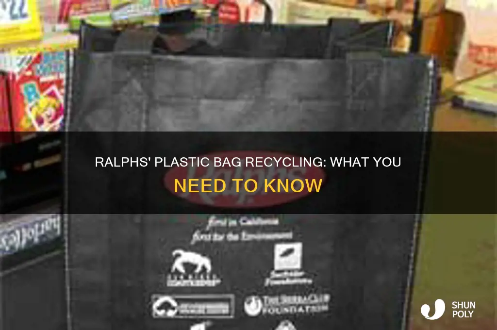 does ralphs recycle plastic bags