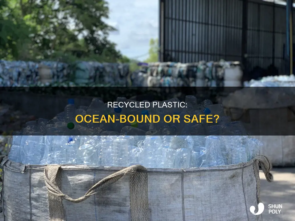 does recycled plastic end up in the ocean