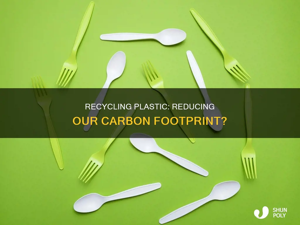 does recycling plastic reduce carbon footprint