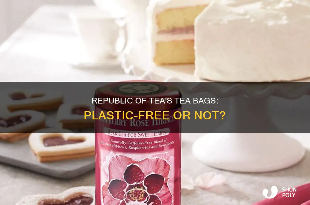 does republic of tea use plastic tea bags