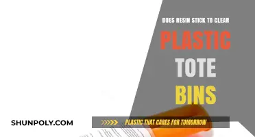 Resin Adhesion to Clear Plastic Tote Bins: What You Need to Know