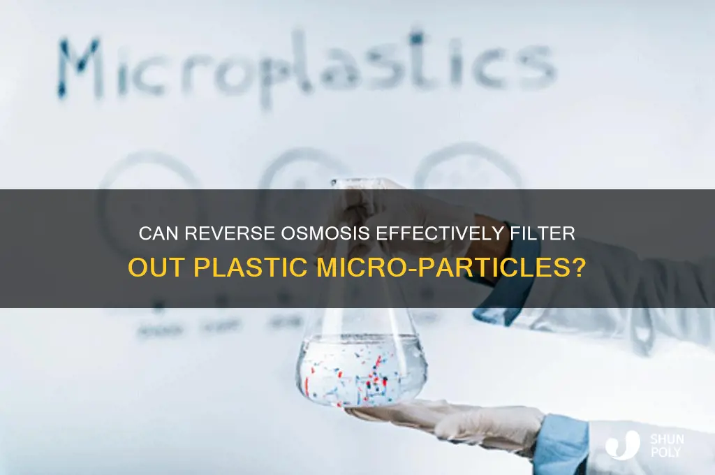 does reverse osmosis remove plastic micro-particles
