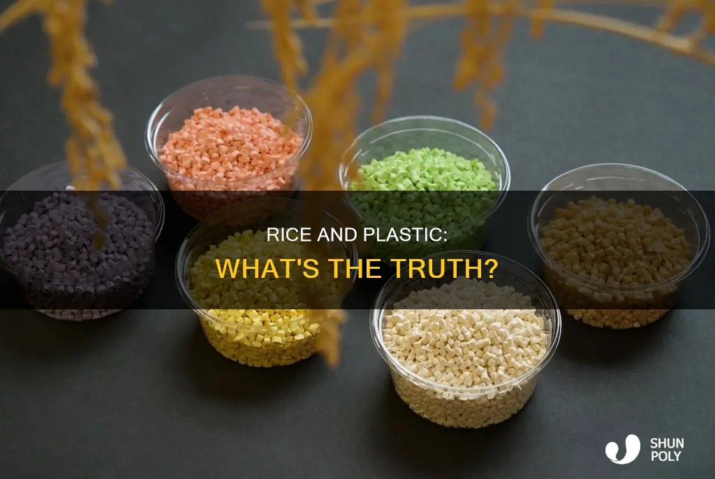 does rice actually have plastic bits