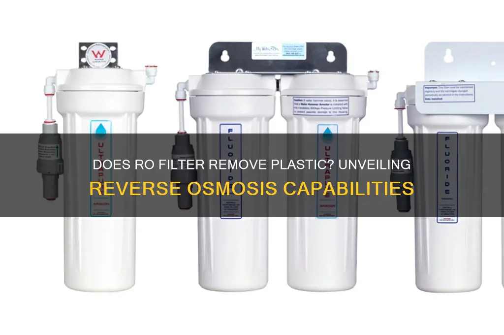 does ro filter remove plastic