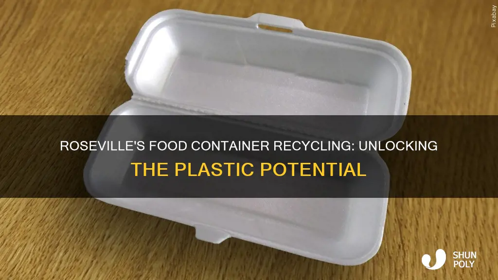 does roseville recycle food container plastic