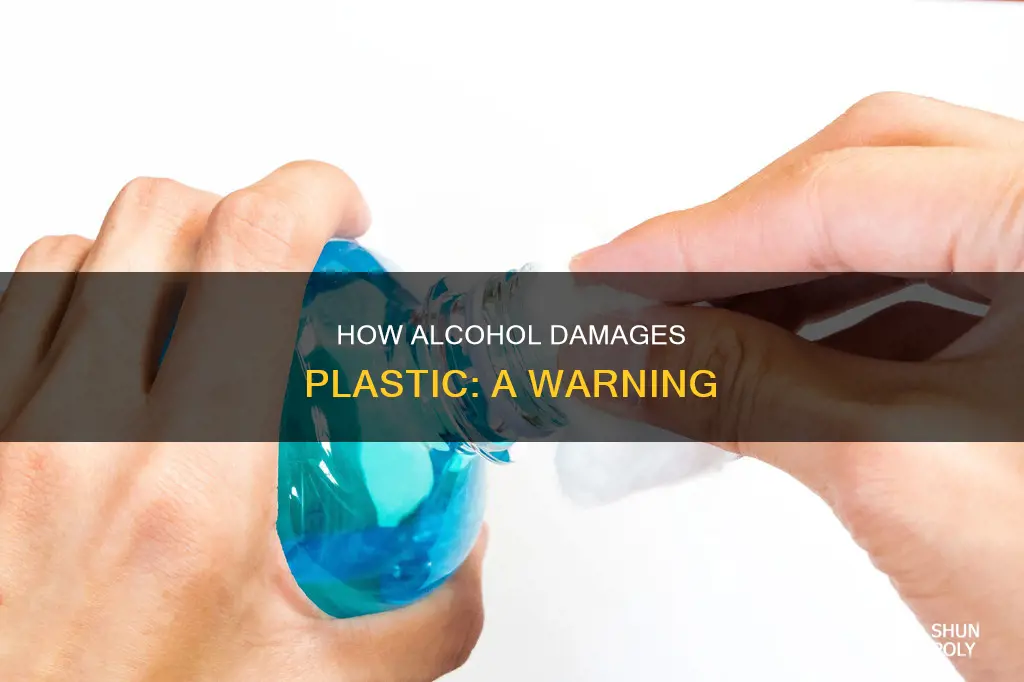 does rubbing alcohol adversly interact with plastic