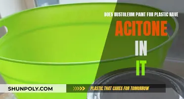 Rustoleum Paint for Plastic: Does It Have Acetone?