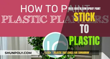 Rust-Oleum Spray Paint: Sticking to Plastic?