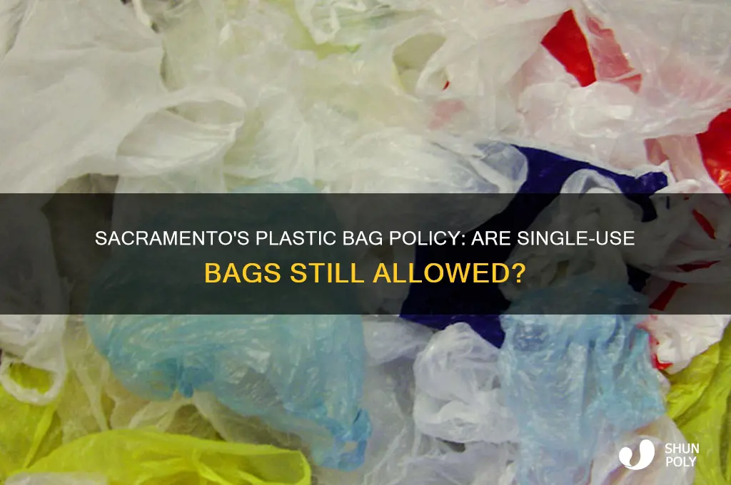 does sacramento allow plastic bags