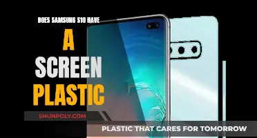 Samsung S10: Plastic Screen Protection