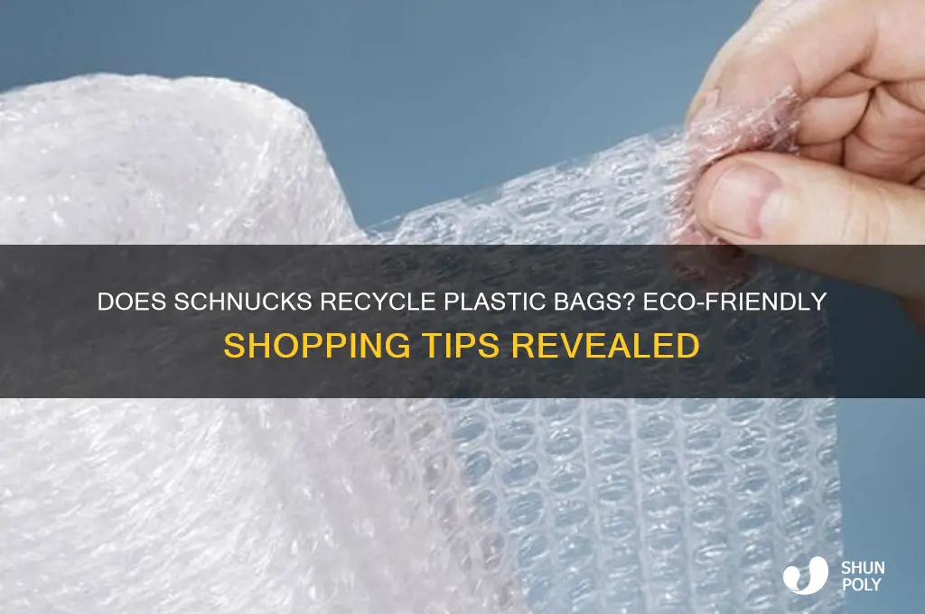 does schnucks recycle plastic bags