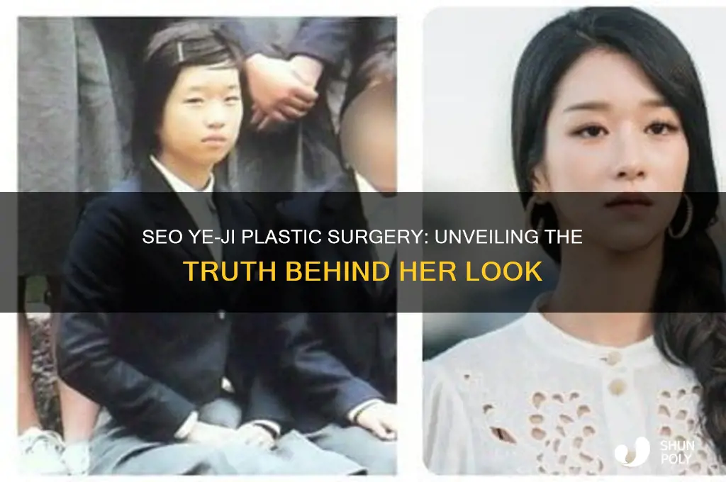 does seo ye ji have plastic surgery