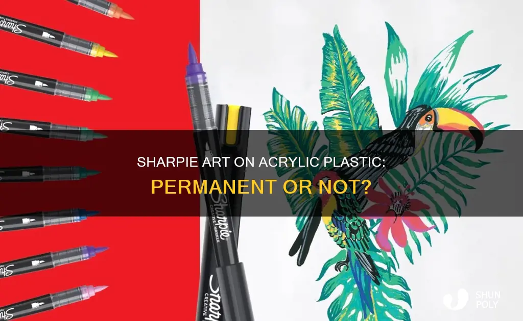 does sharpie stay on acrylic plastic