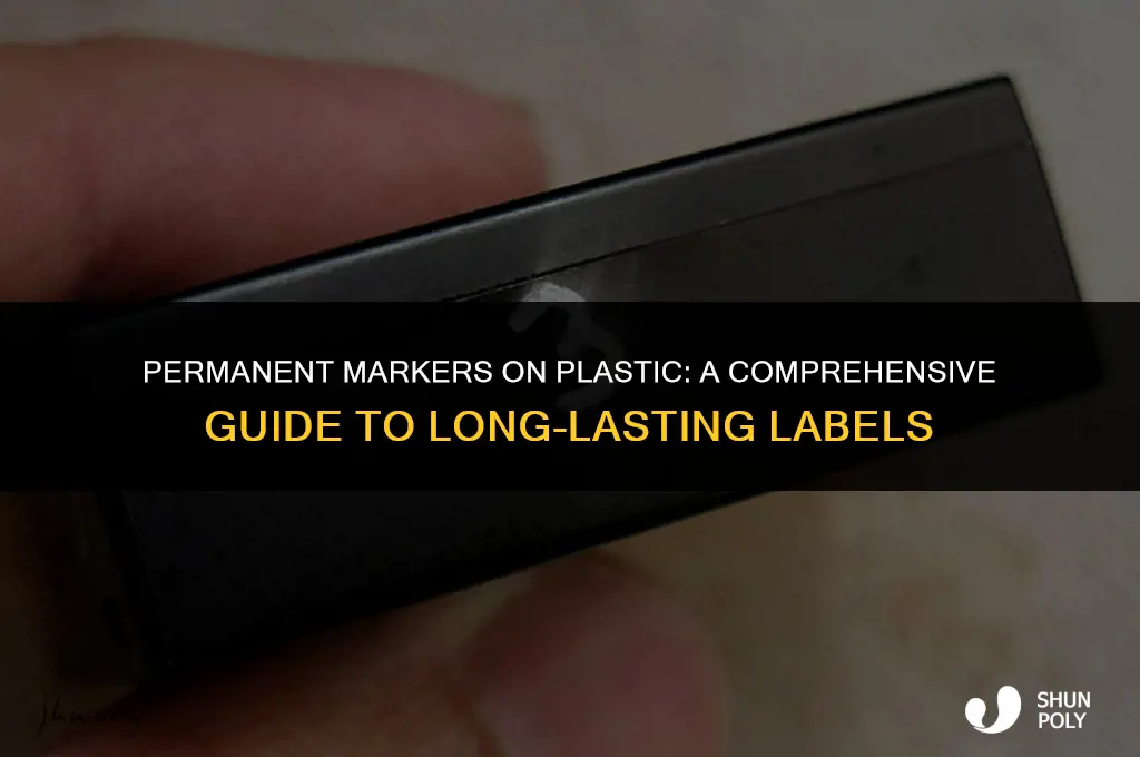 does sharpie stay on plastic