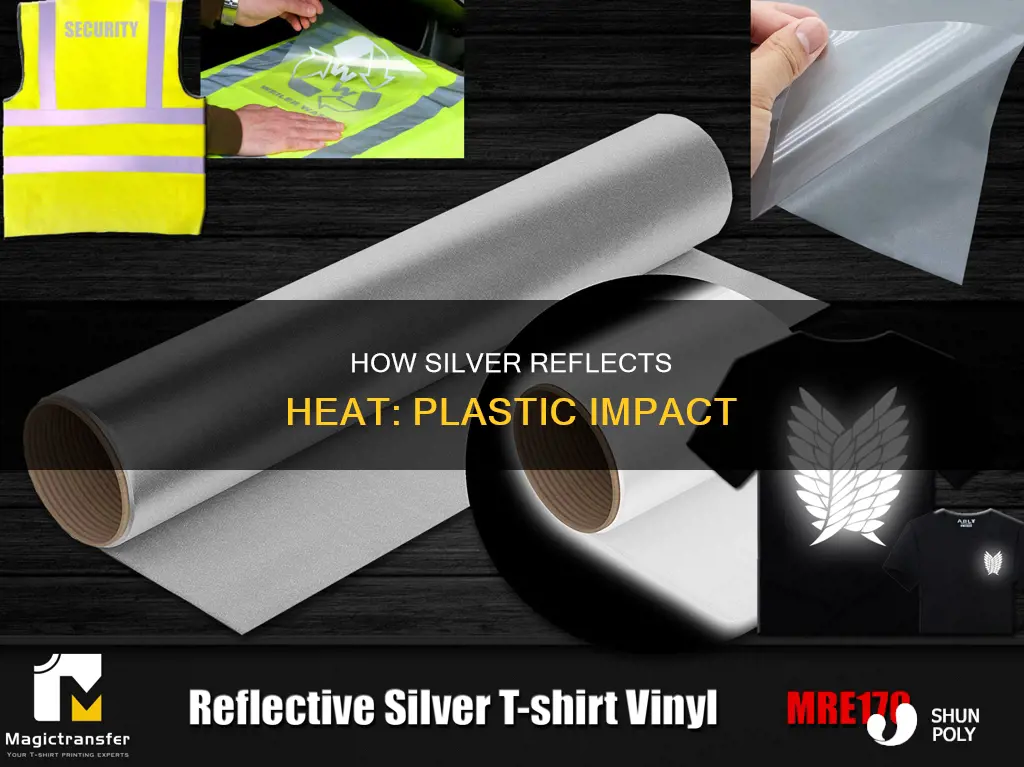 does silver reflect heat up plastic
