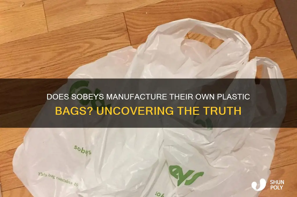 does sobeys make their own plastic bags