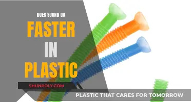 Sound Speed in Plastic: How Fast?