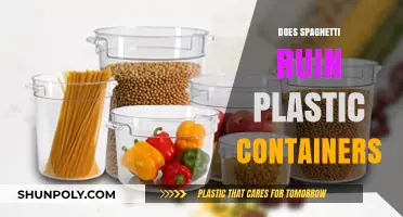 Spaghetti's Plastic Container Conundrum: Is It Safe?
