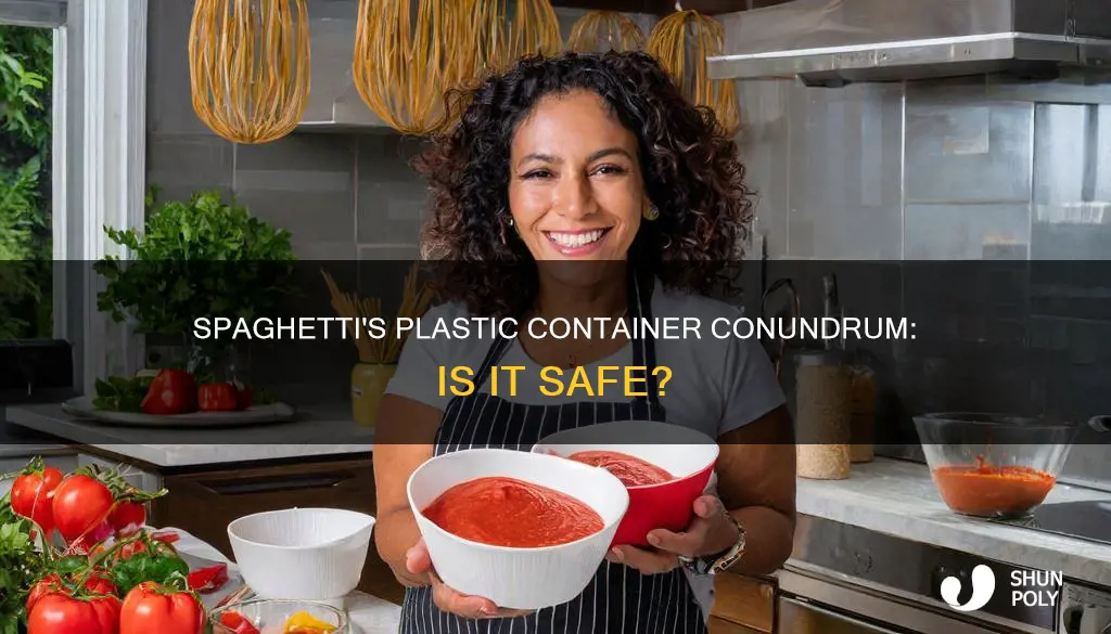 does spaghetti ruin plastic containers