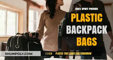 Does Spirit Airlines Offer Plastic Backpack Bags for Passengers?