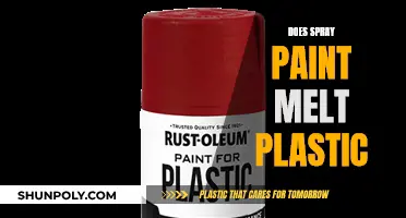 Spray Paint and Plastic: A Melting Disaster?
