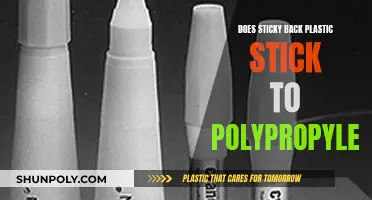 Sticky Back Plastic: Sticking to Polypropylene?