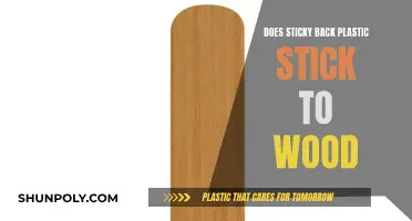 Sticky Back Plastic: Wood Adhesion Explored