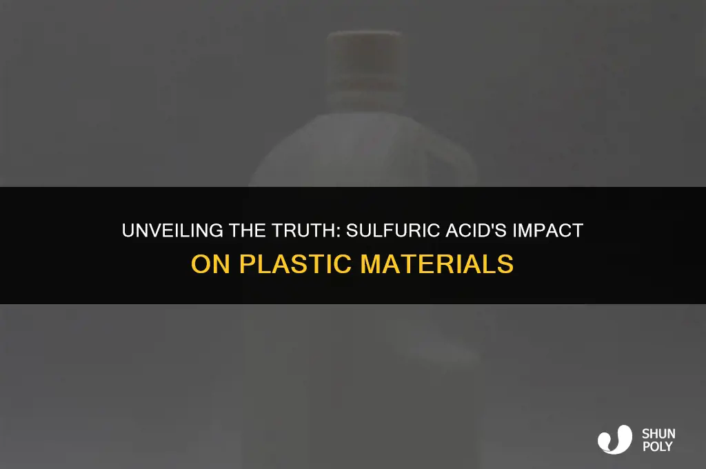 does sulfuric acid dissolve plastic