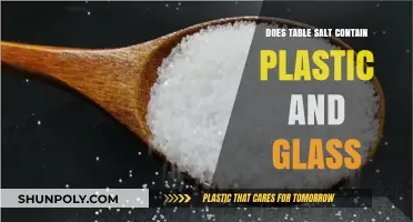 Table Salt: Plastic and Glass Contamination