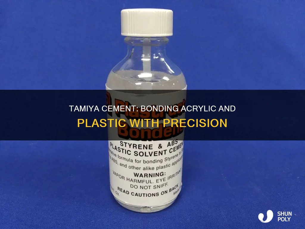 does tamiya cement weld plastic to acrylic